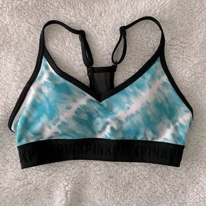 PINK Victoria's Secret tie-dye sports bra || S